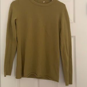 Pea green Cashmere sweater